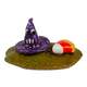 Witchy Hat with Candy purple