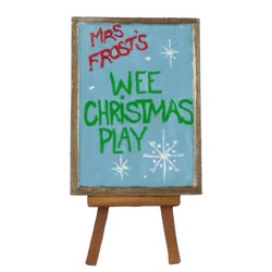 Easel announces the Christmas play