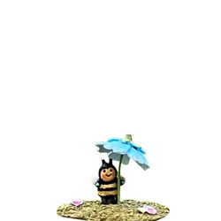 Bee with blossum sun shade