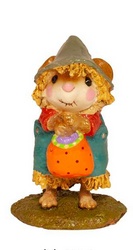 Mouse Dressed as the Scarecrow